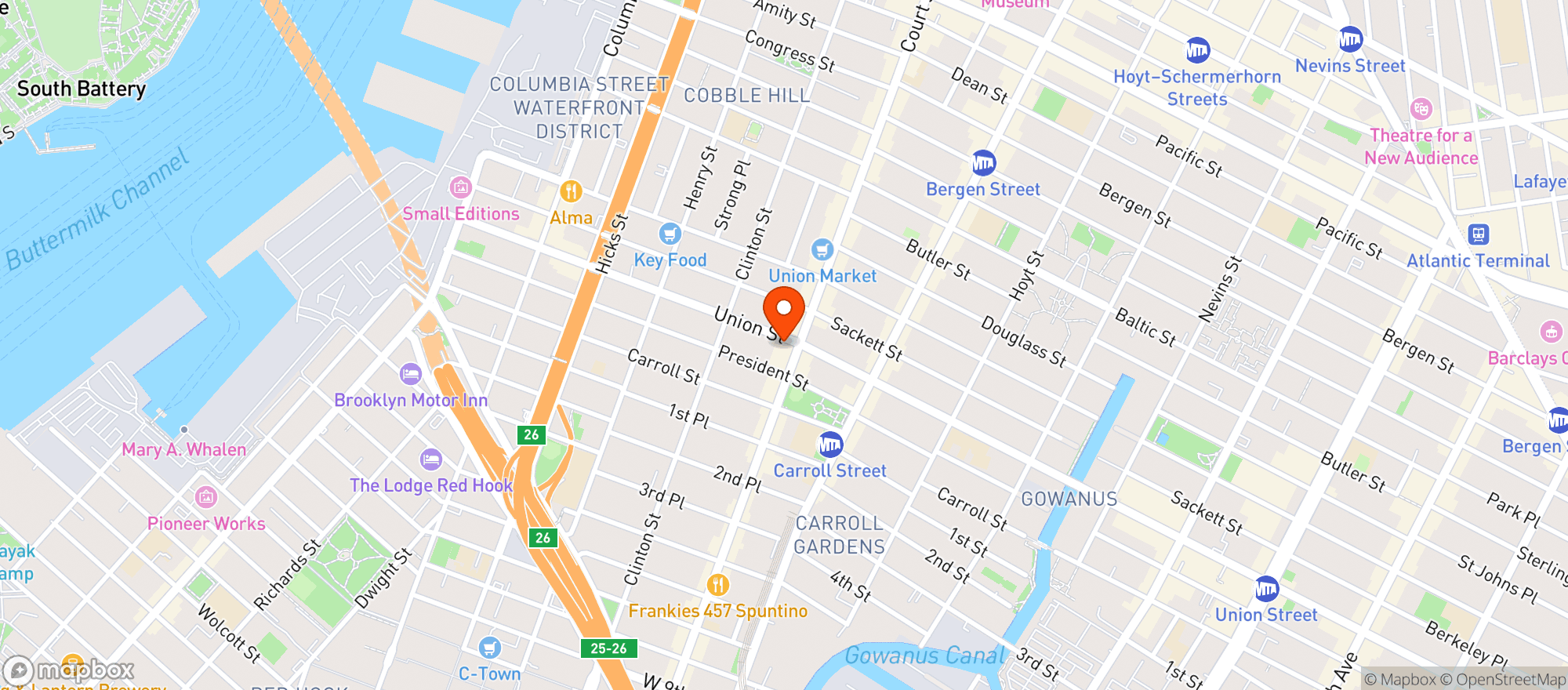 Map showing Park Natural & Organic