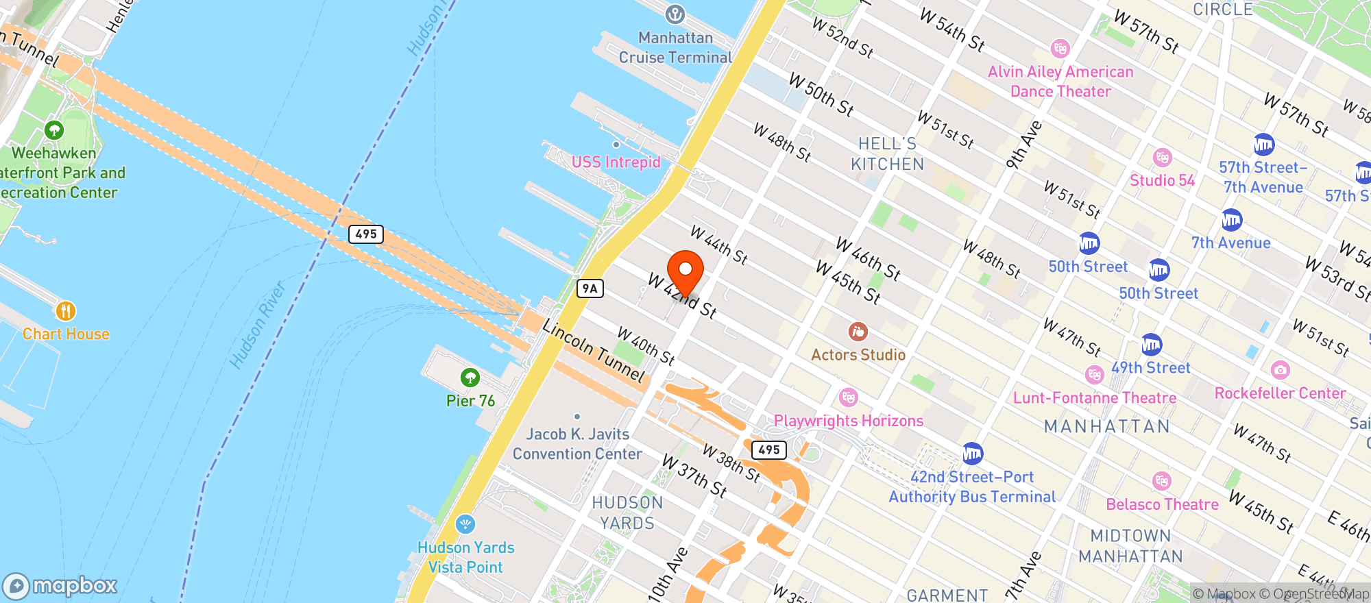 Map showing Sunac Natural