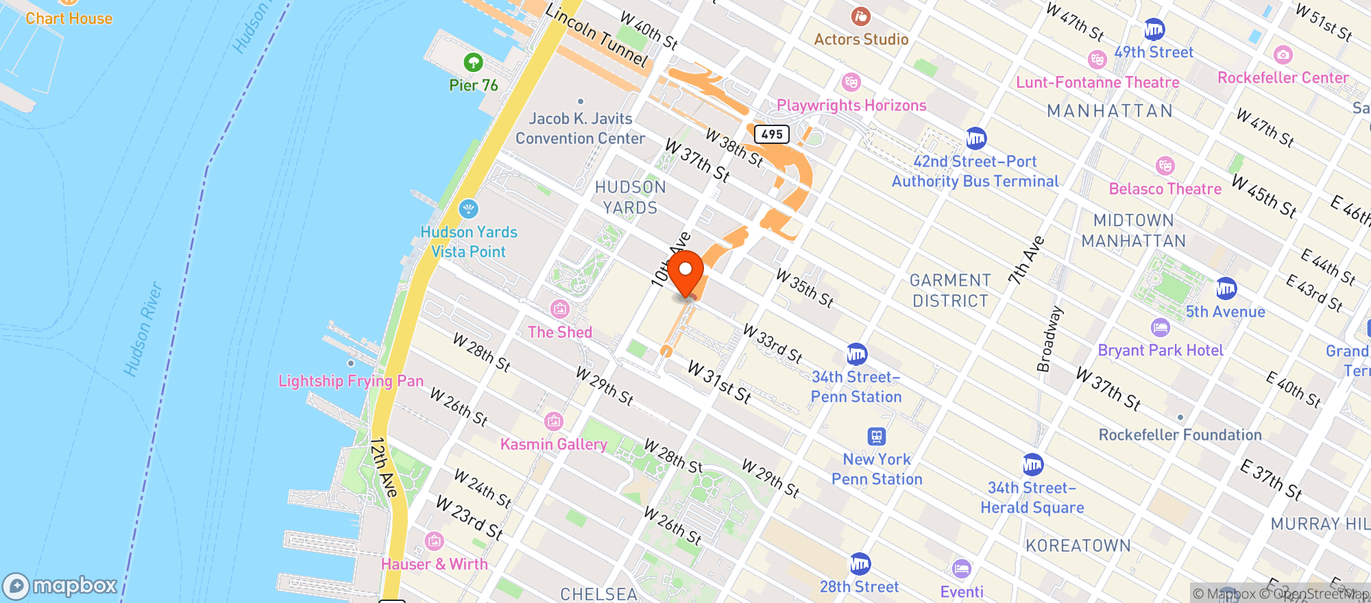 Map showing Wholefoods