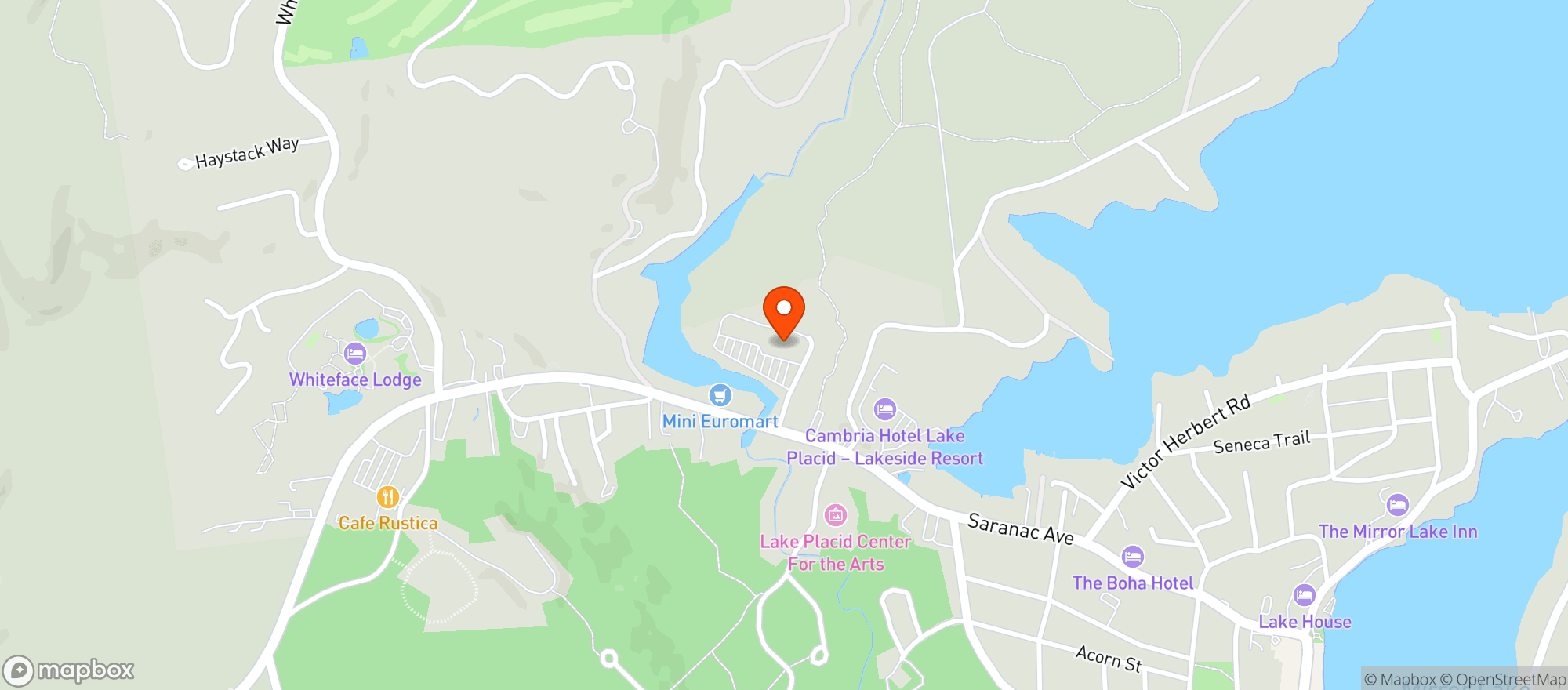 Map showing Hannaford 8413-L Placid