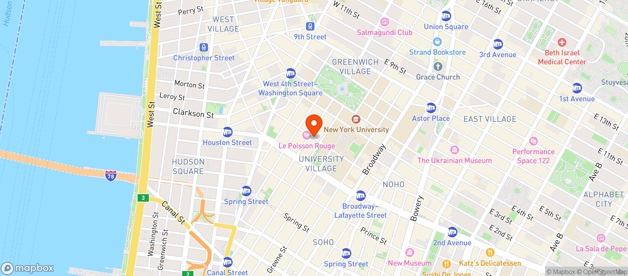 Map showing Terra Blues