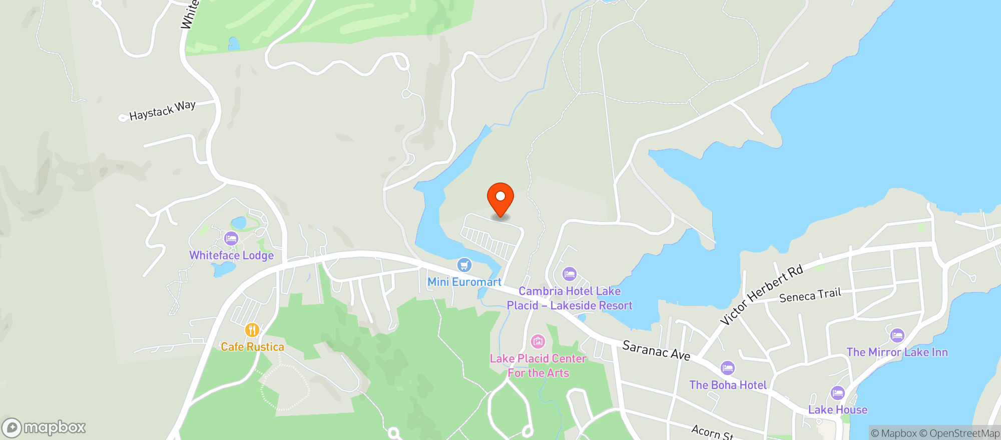 Map showing The Wine & Spirit Shoppe