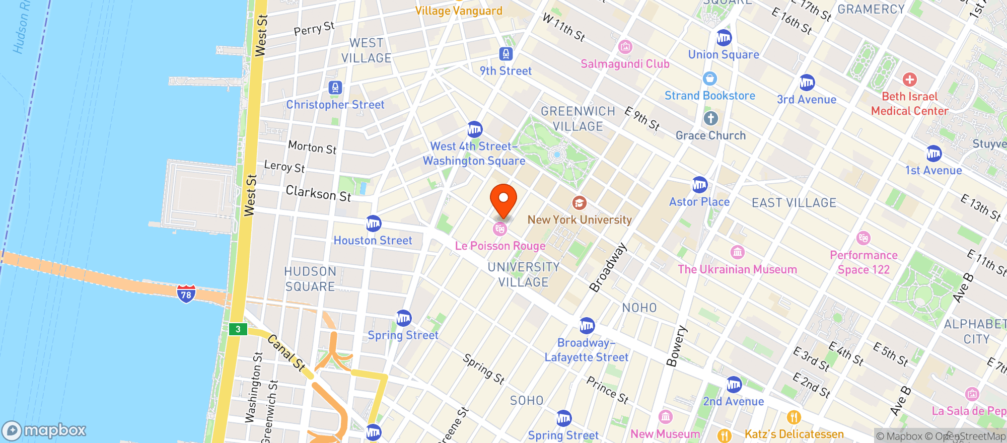 Map showing Carroll Place