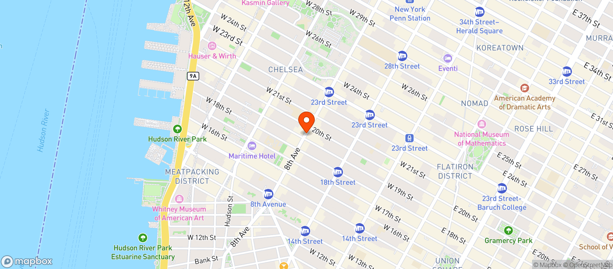 Map showing Bar Bonobo