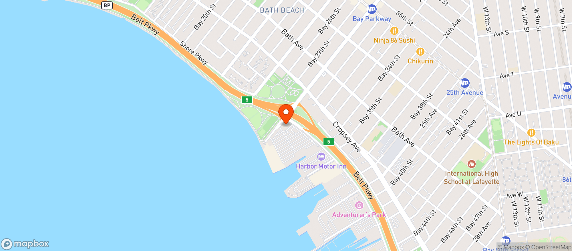 Map showing Vitamin Shoppe - Brooklyn