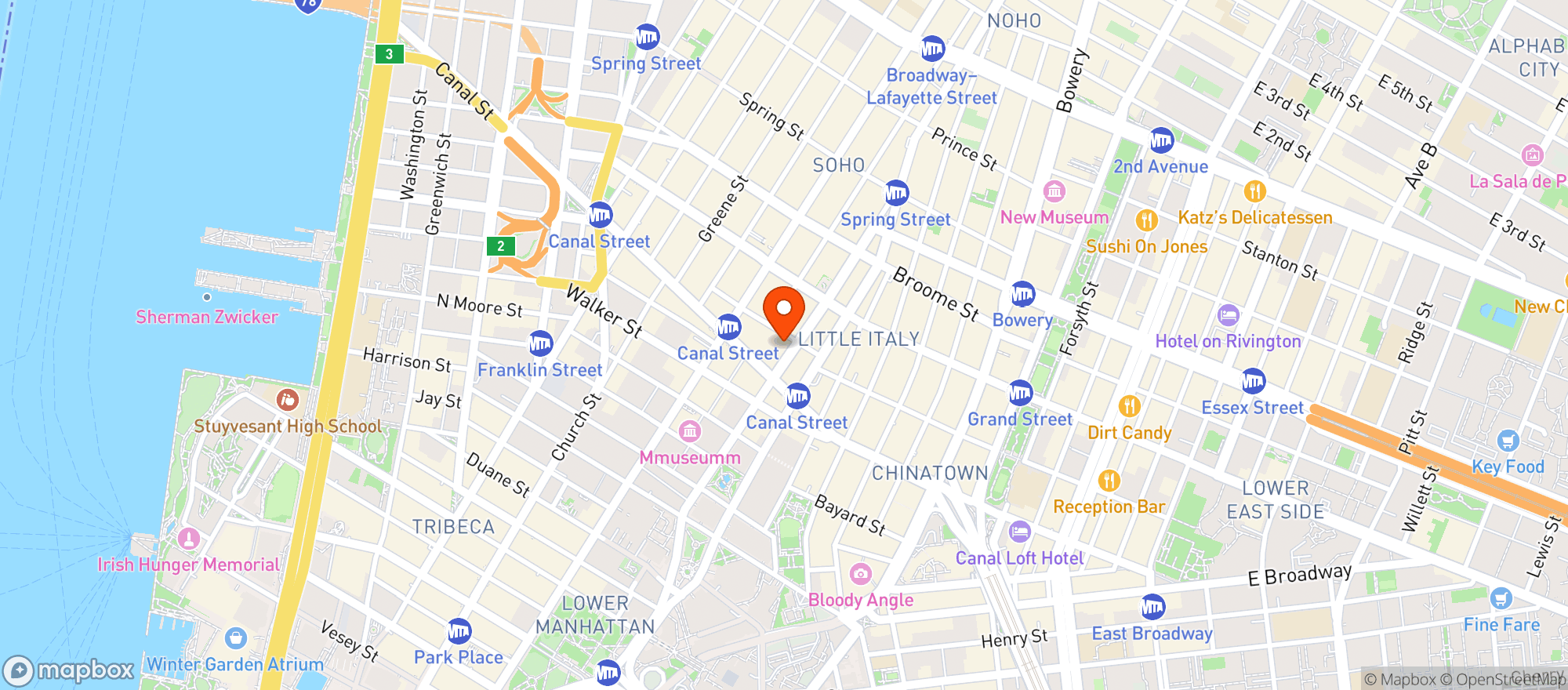 Map showing Le Coucou