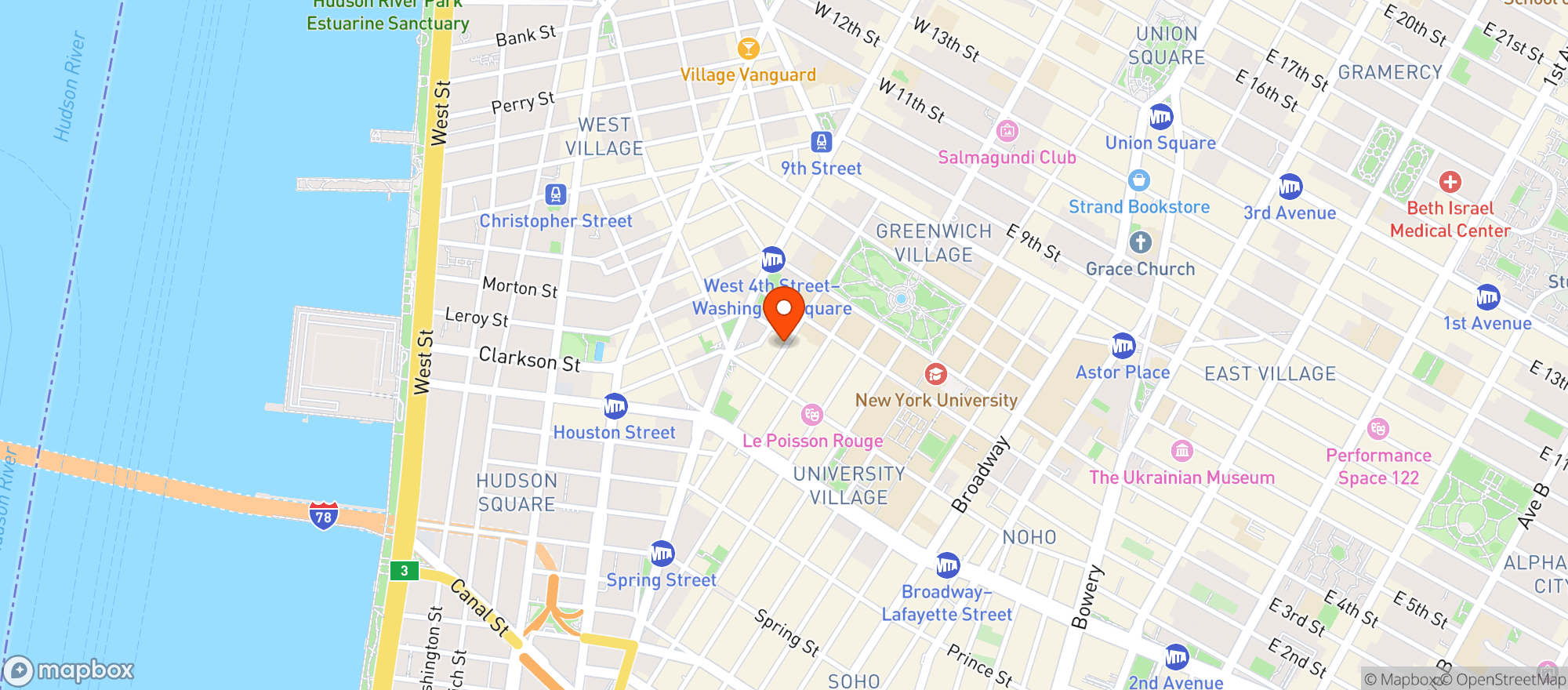 Map showing Off The Wagon Bar & Grill