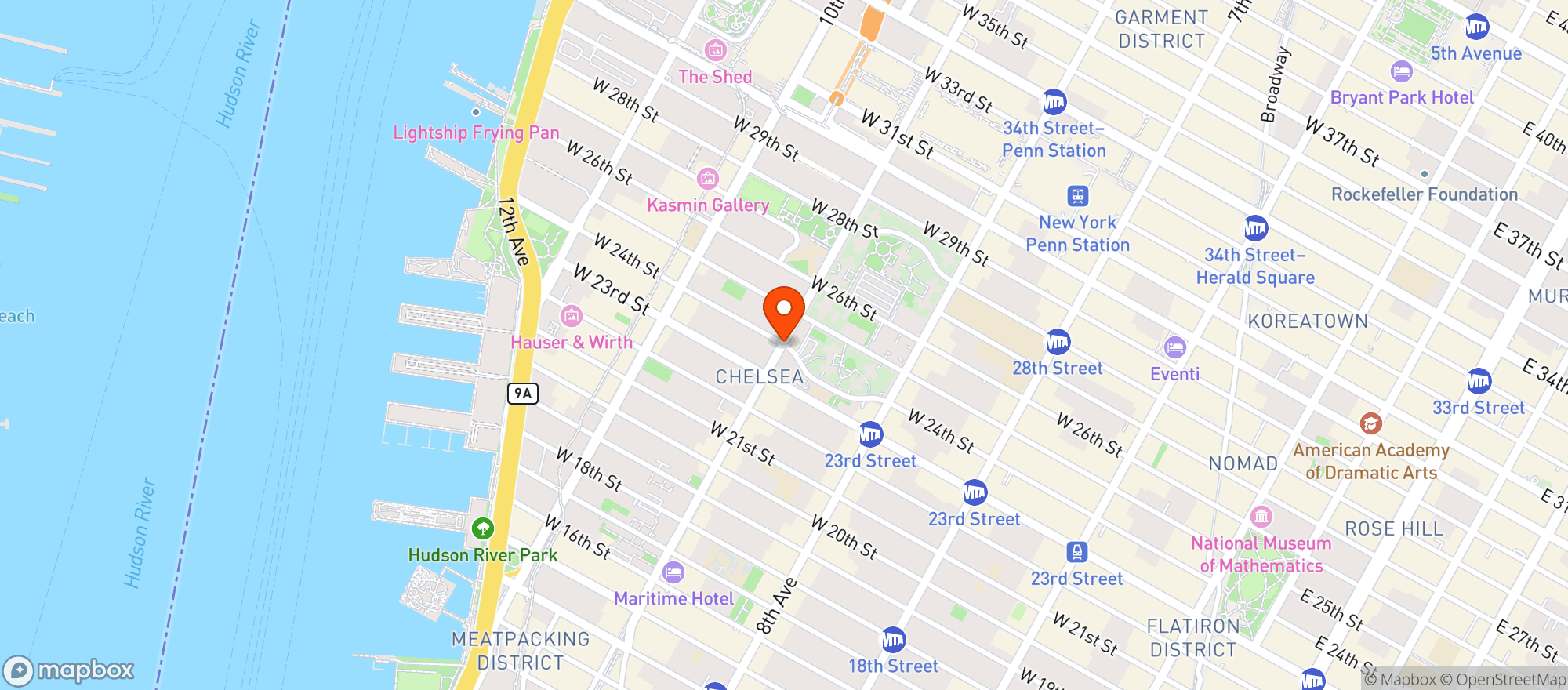 Map showing Co