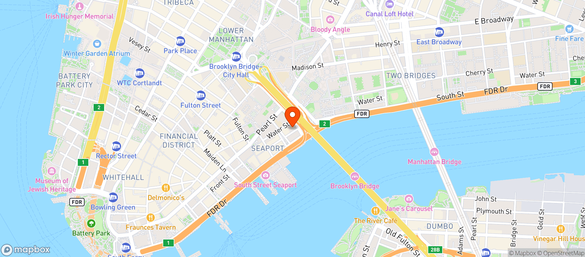 Map showing The Little Shop