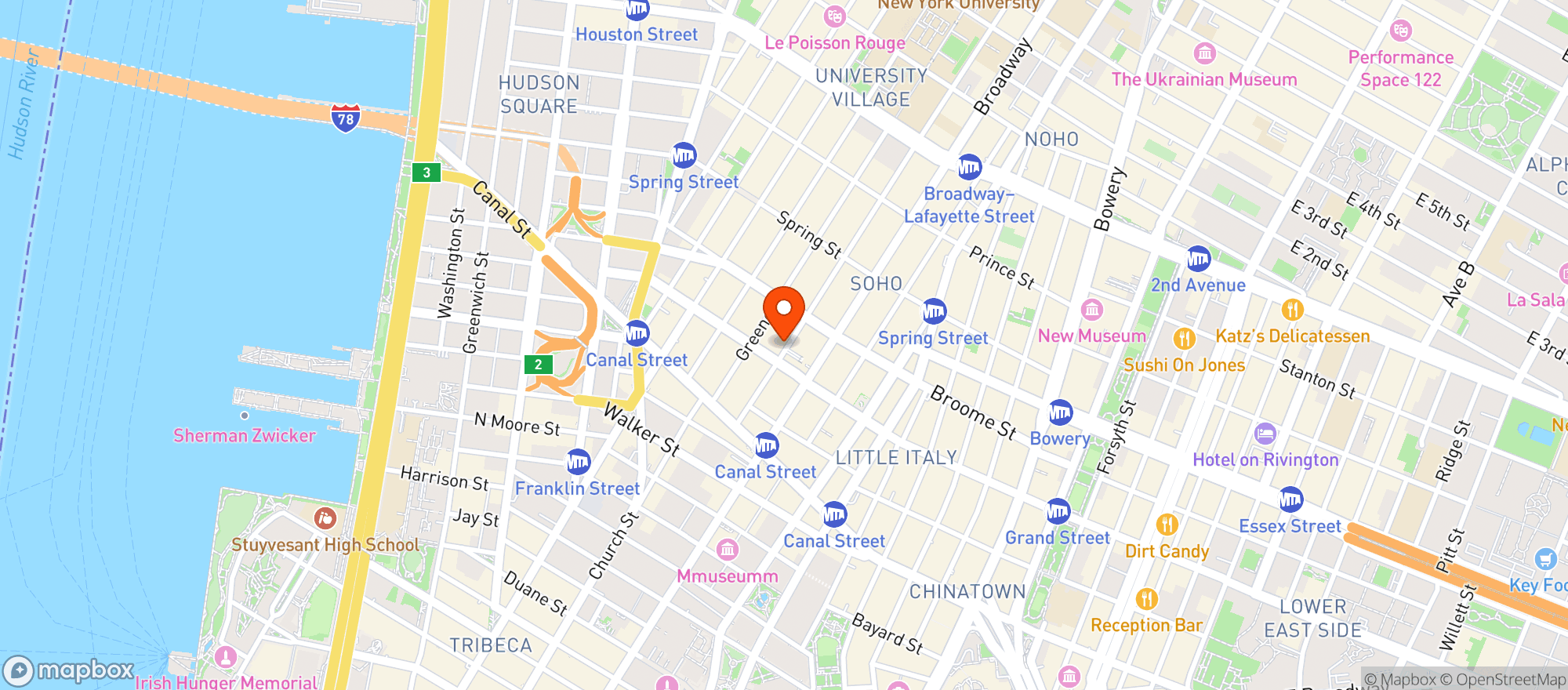 Map showing Odd Sister