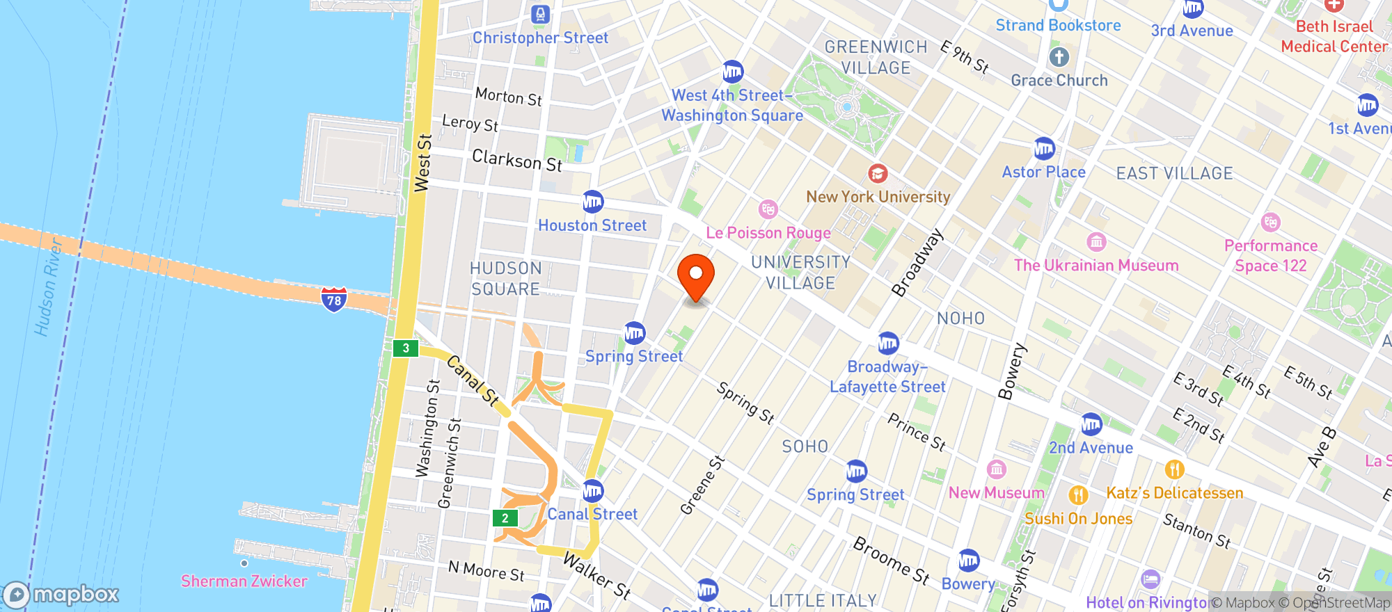 Map showing Raoul's