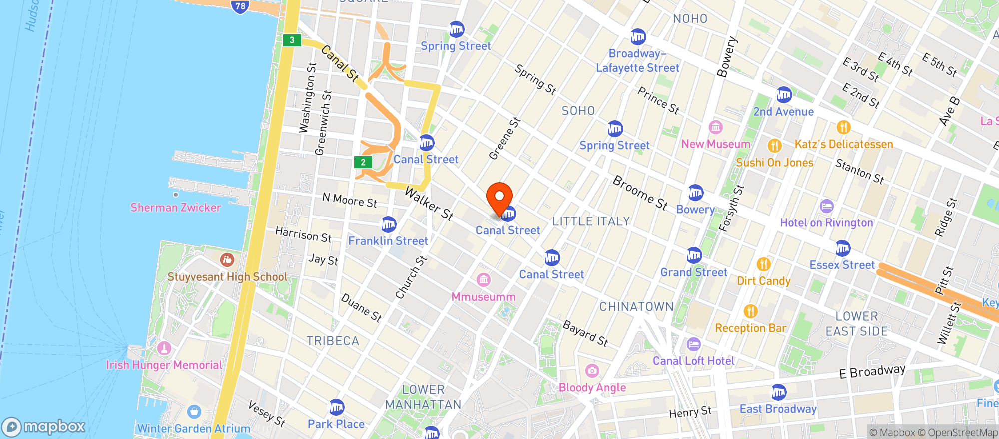 Map showing Inter_