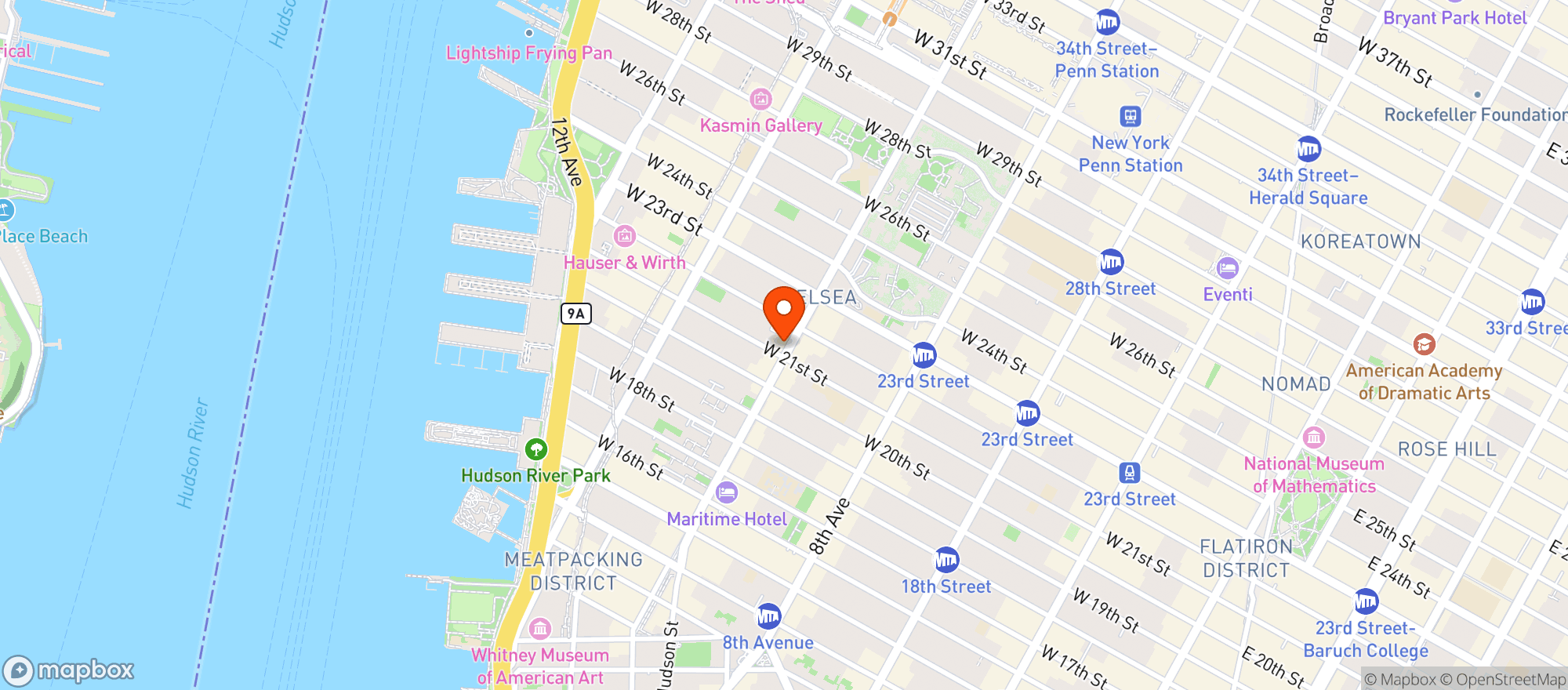 Map showing Fonda