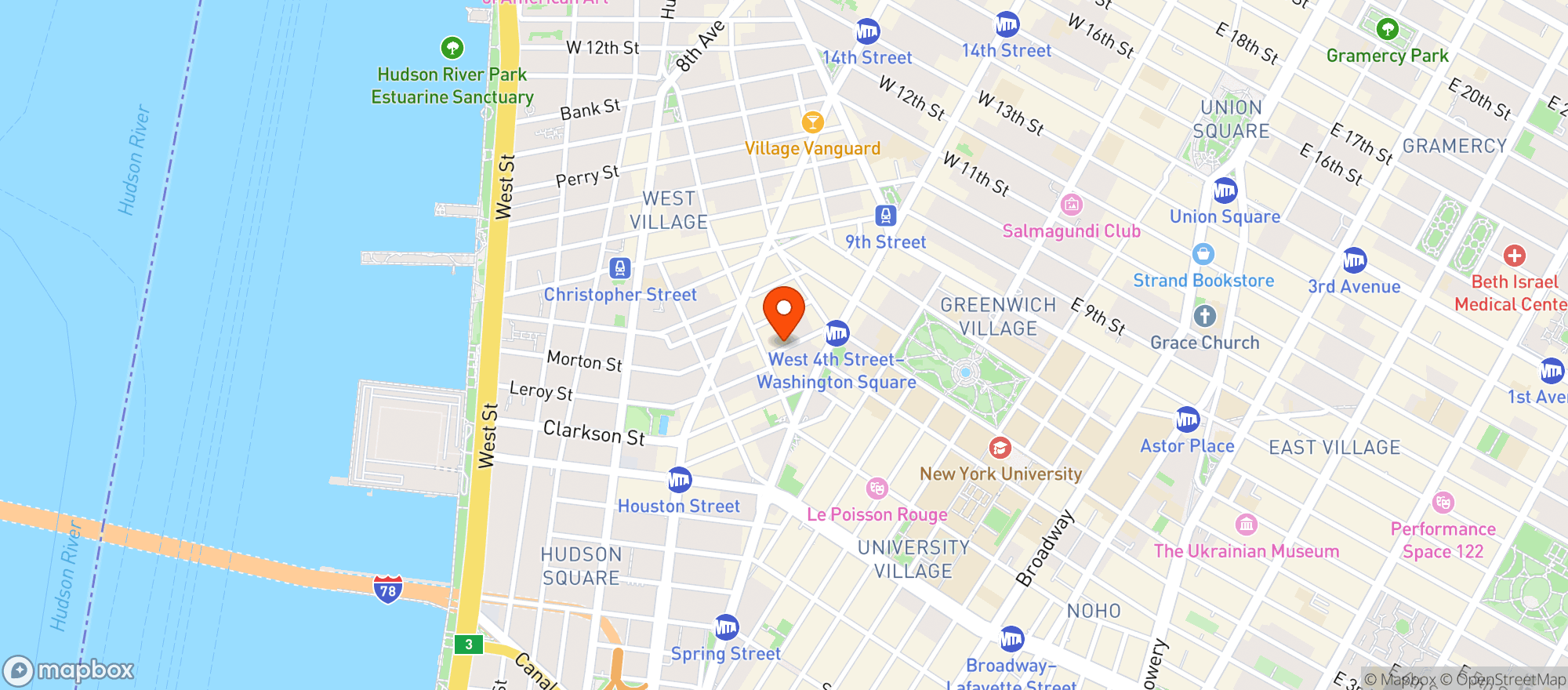 Map showing Sip & Guzzle