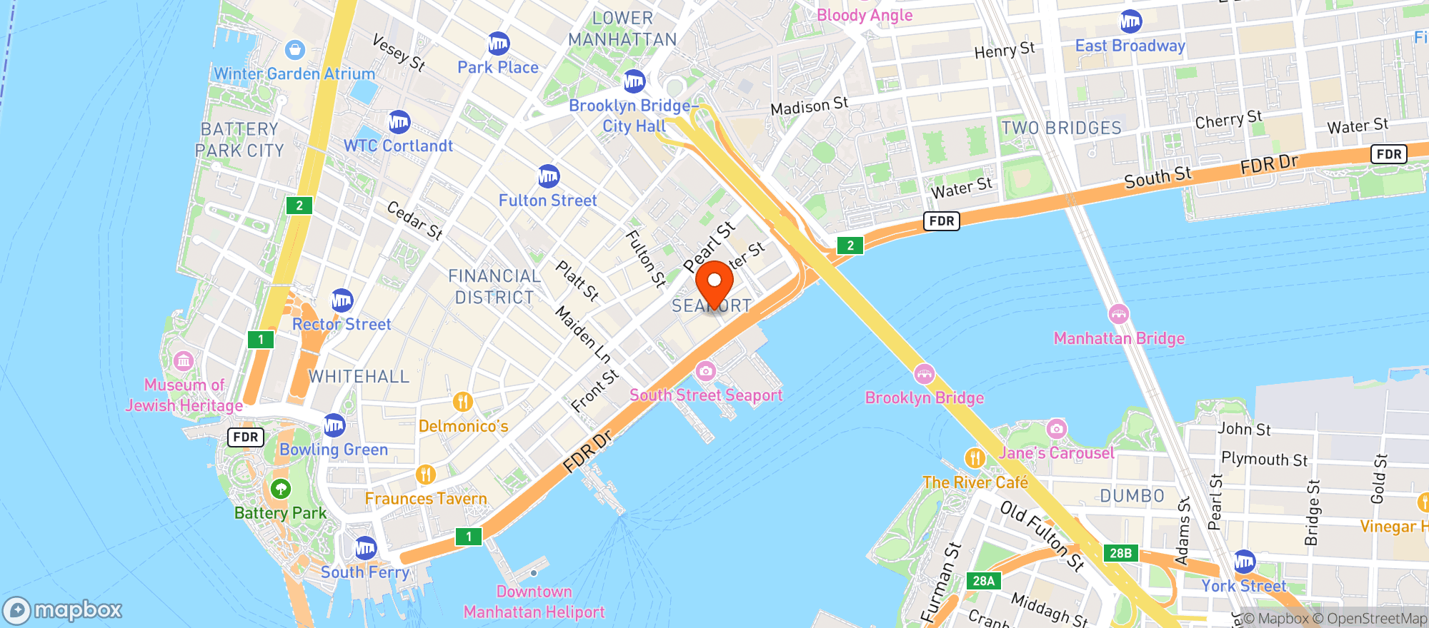 Map showing Fresh Salt