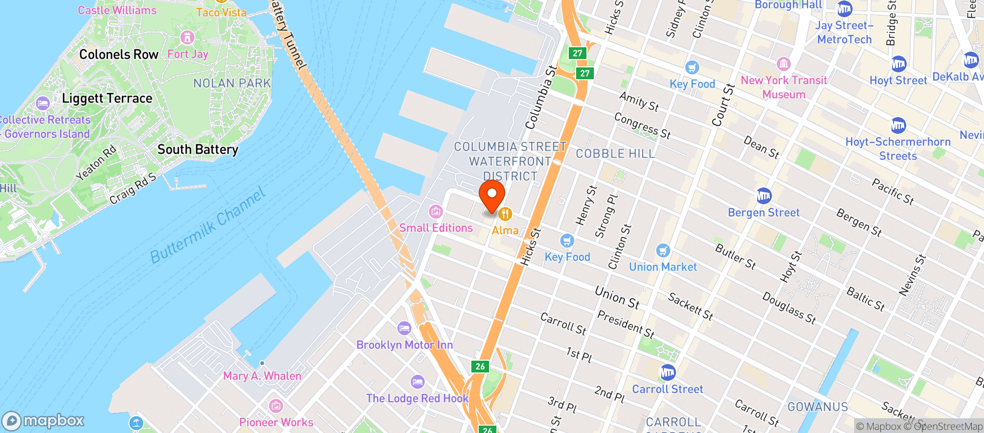 Map showing Evergreen liquor store inc