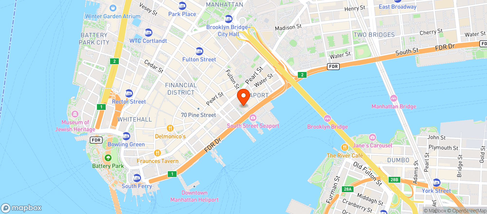 Map showing Pearl Alley