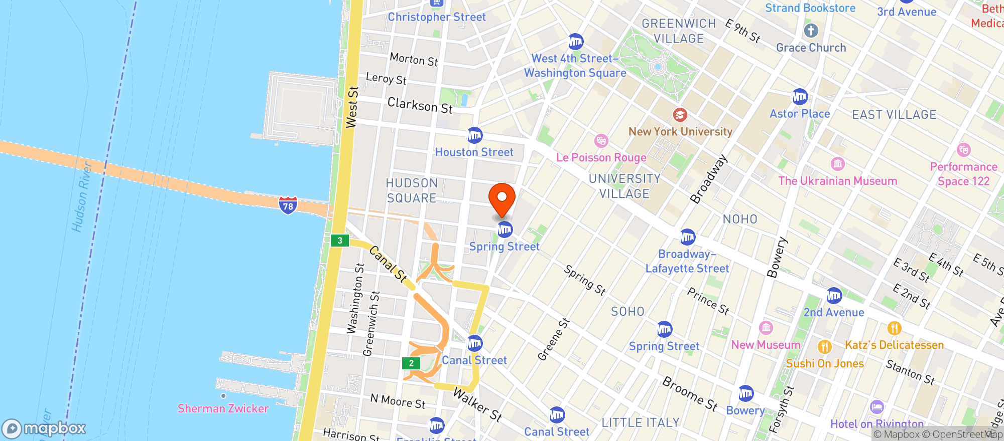 Map showing Cbd Kratom Soho