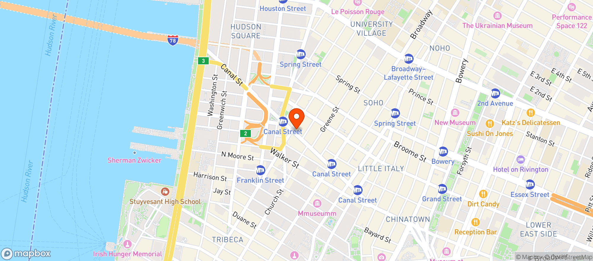 Map showing Cool Wine & Spirits