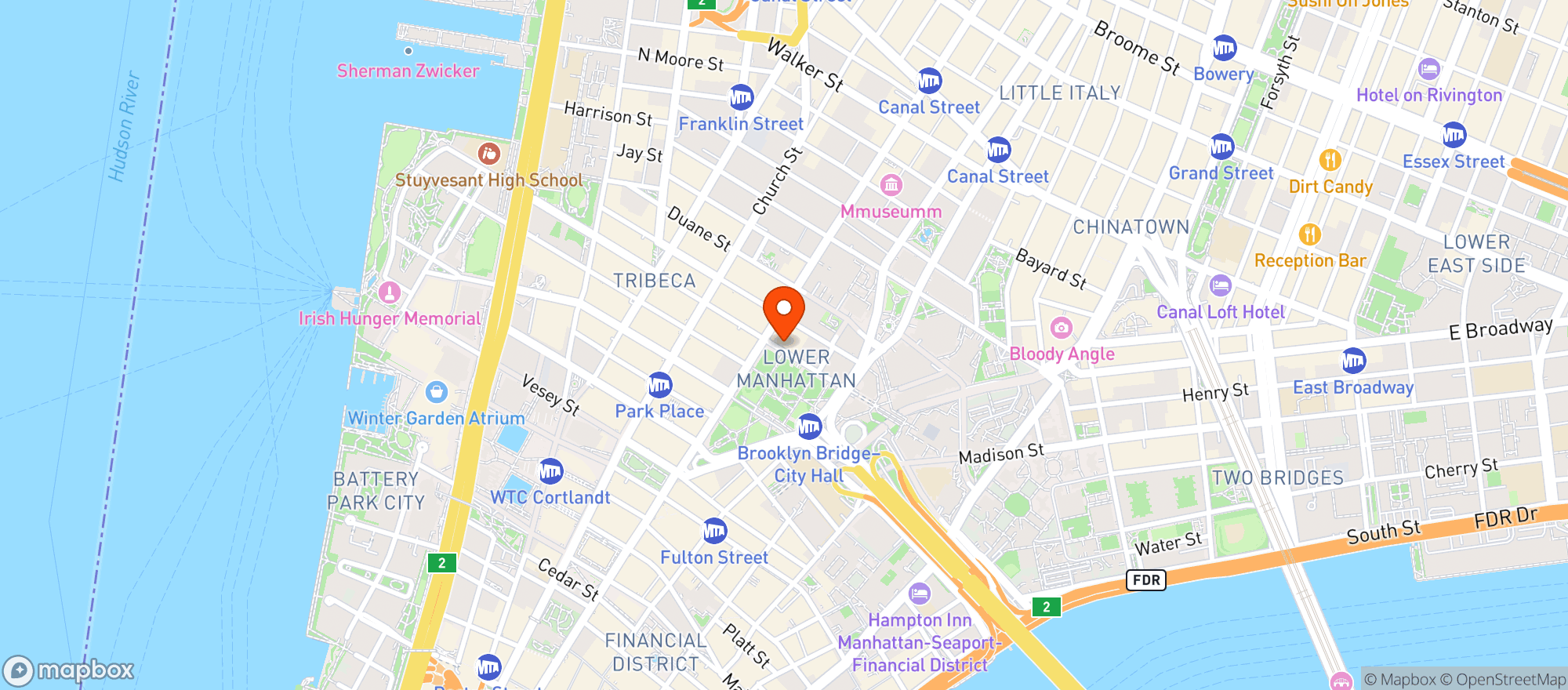 Map showing Ibike Power Central (park)