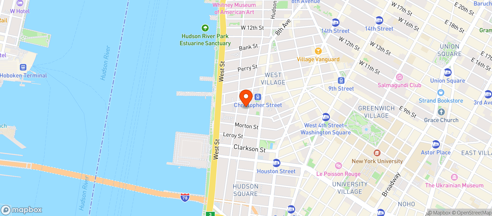 Map showing Brooklyn Fare