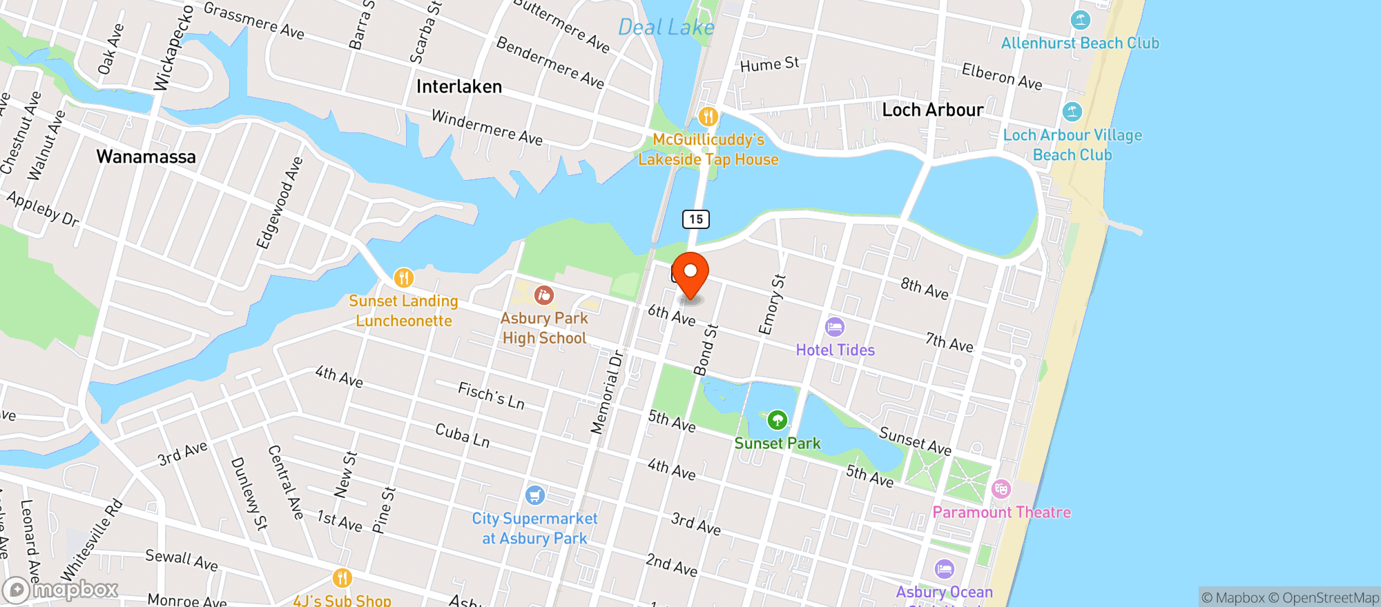 Map showing Mak On Main