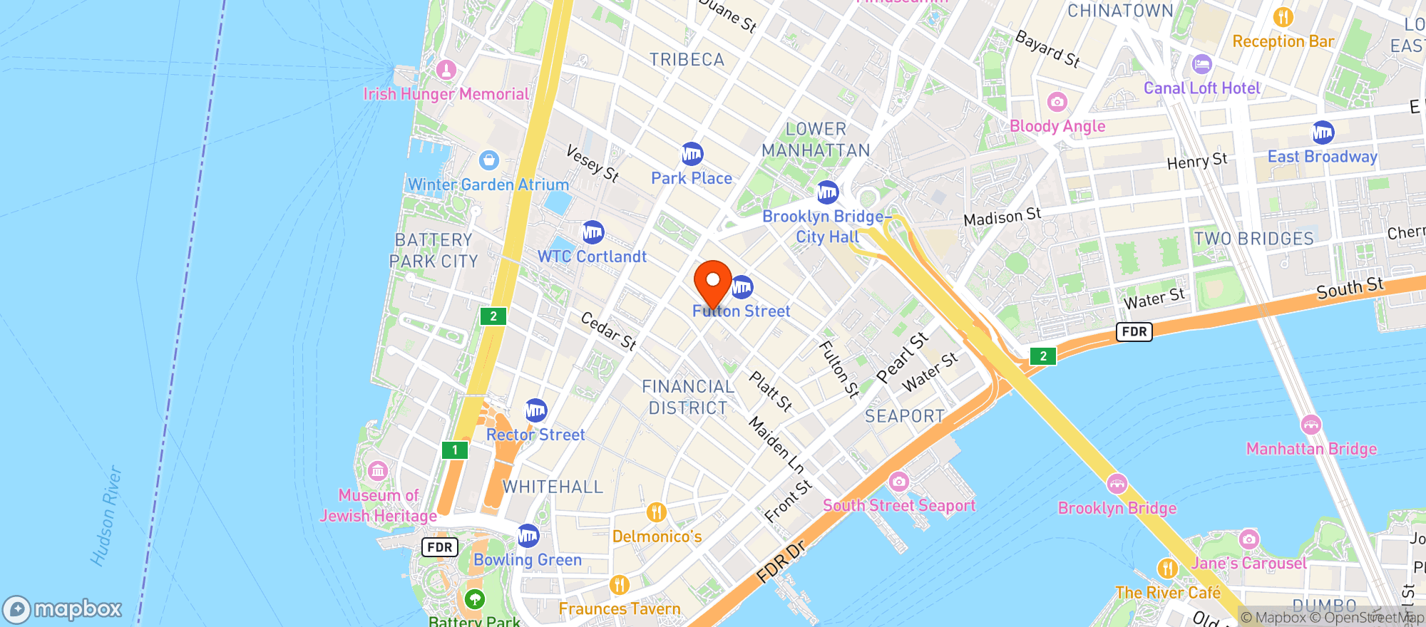 Map showing Salt & Pepper Deli