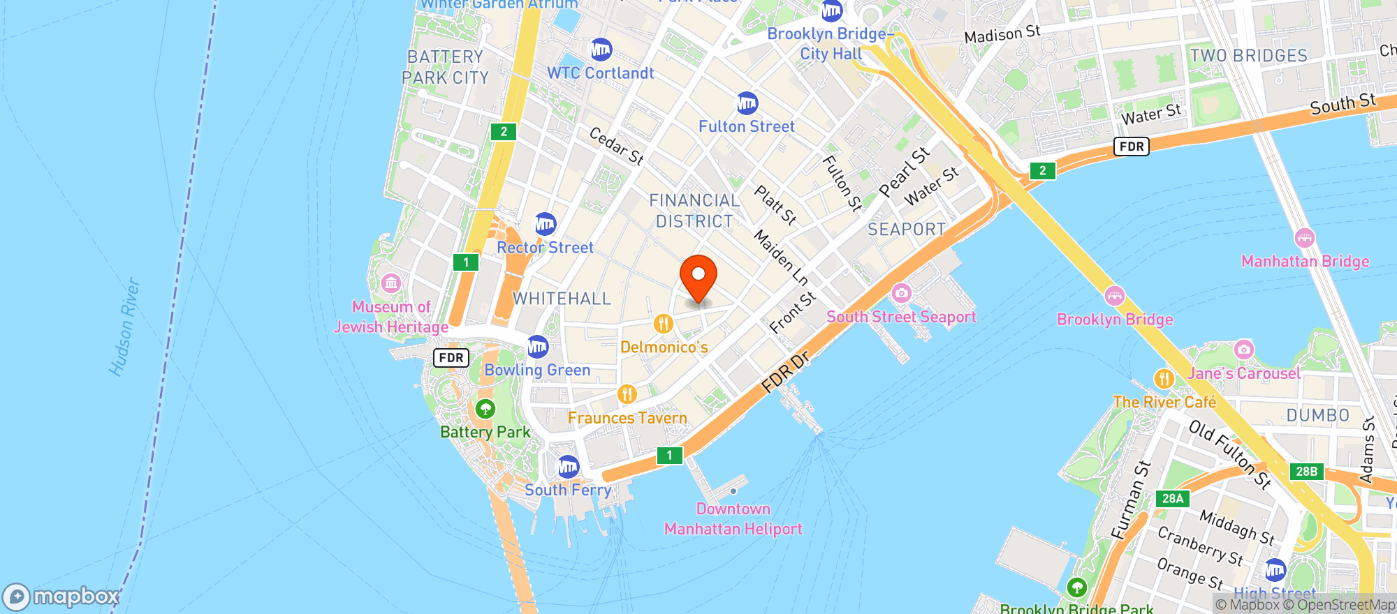 Map showing Conwell Coffee Hall
