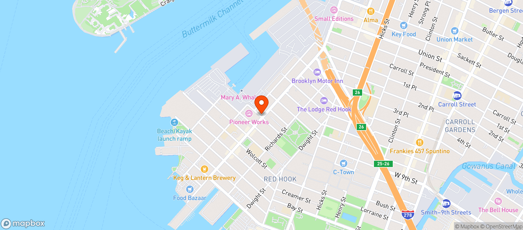 Map showing San Pedro
