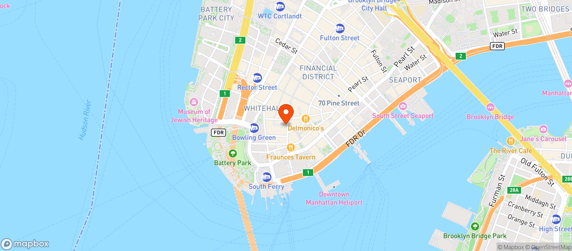 Map showing Tacombi