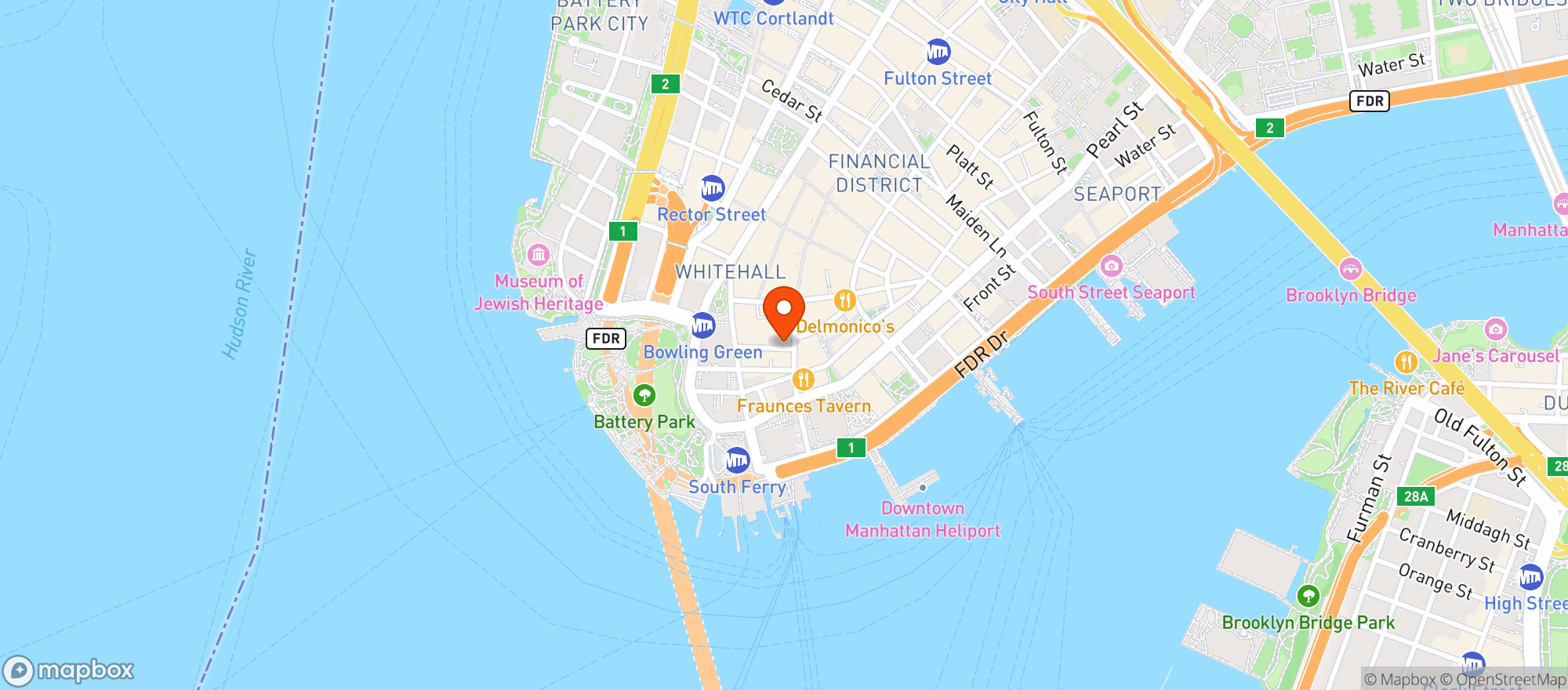 Map showing Broadstone Bar & Kitchen