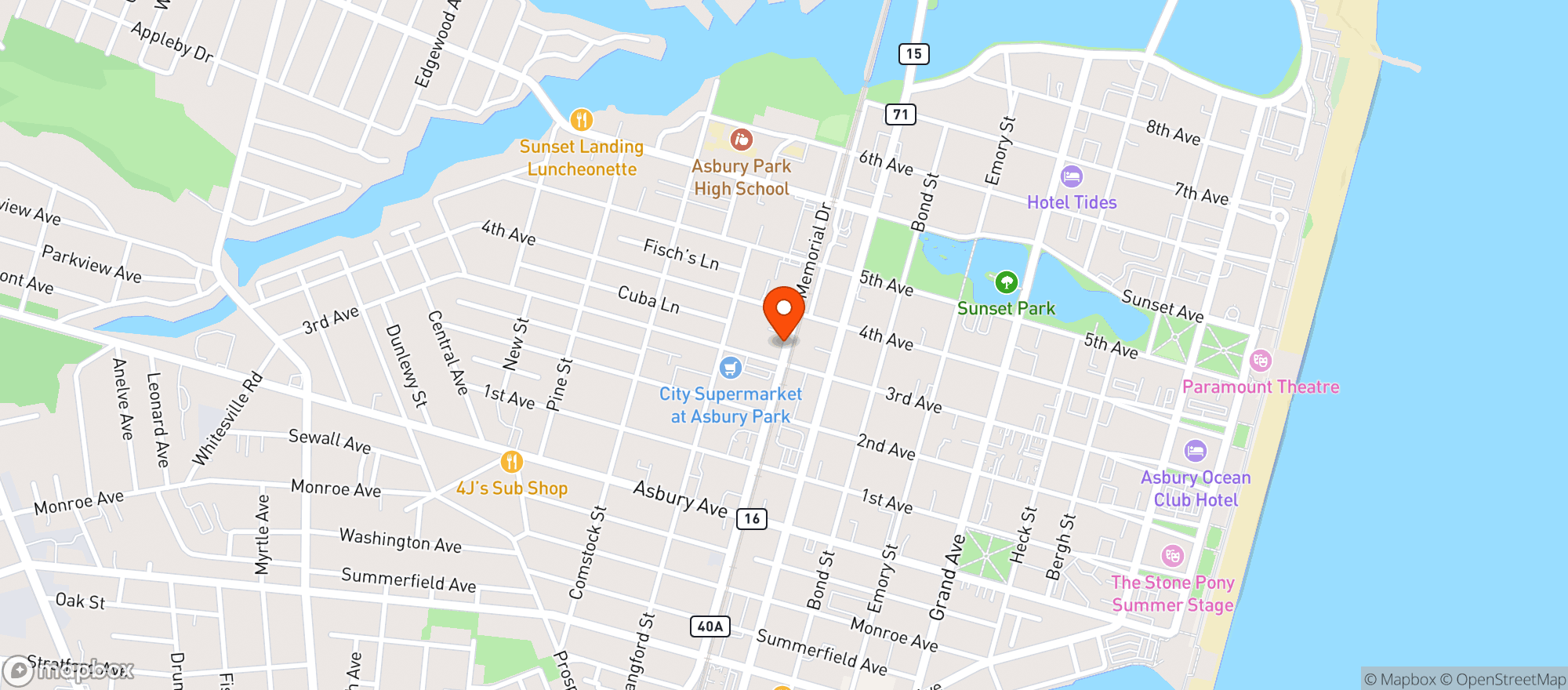 Map showing PIPE DREAMS