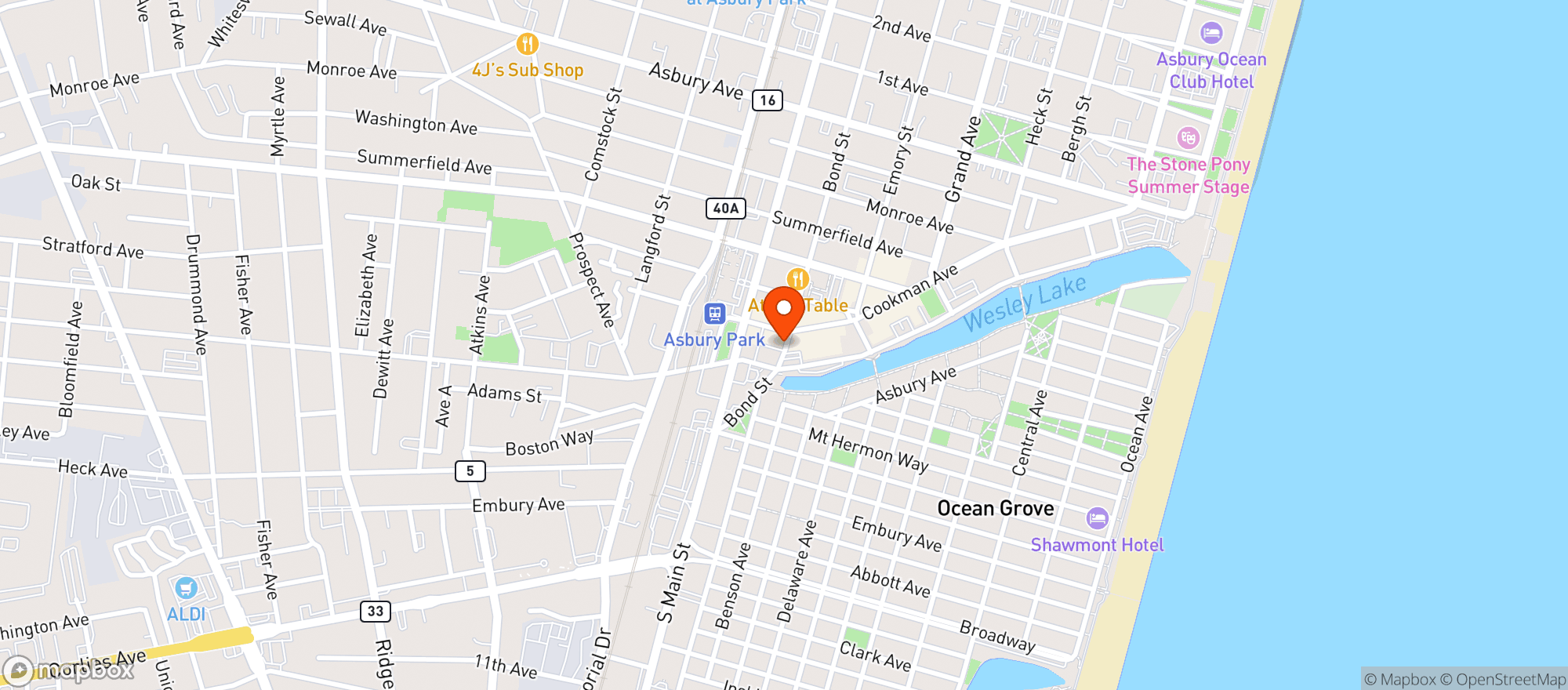 Map showing 934 Shiv LLC/ Lush Wine & Liquor