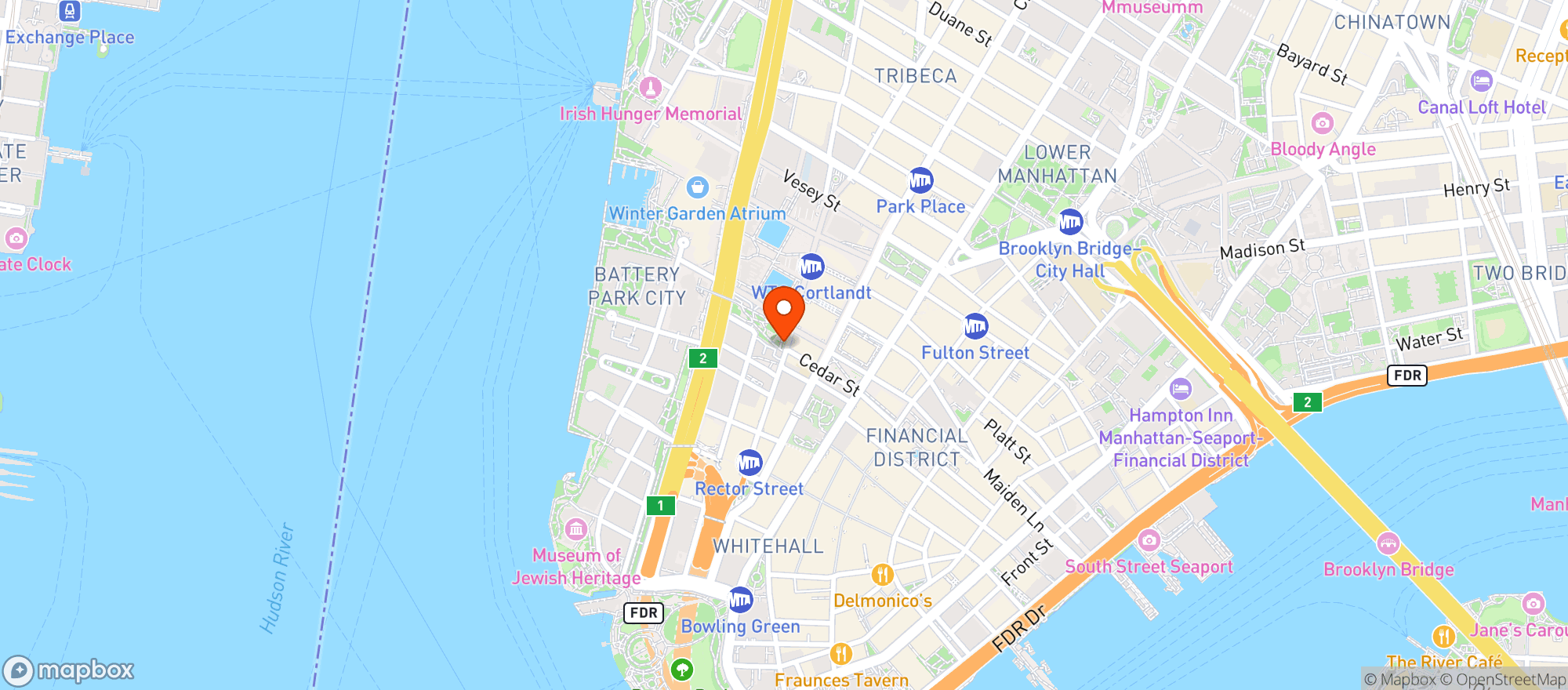 Map showing Eataly