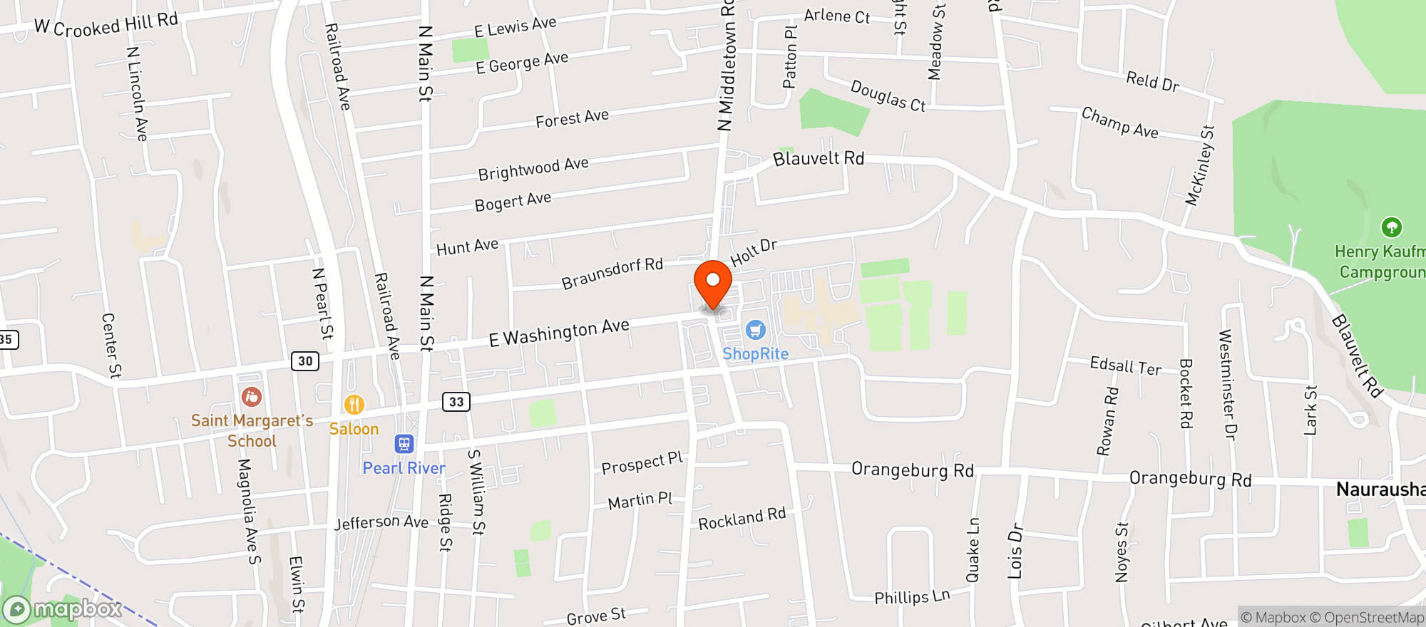 Map showing SHOPRITE