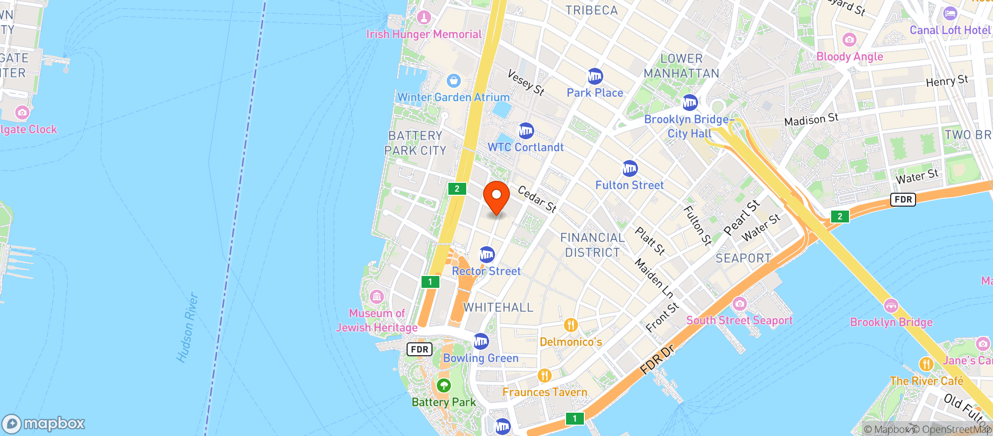 Map showing Flavor Taste