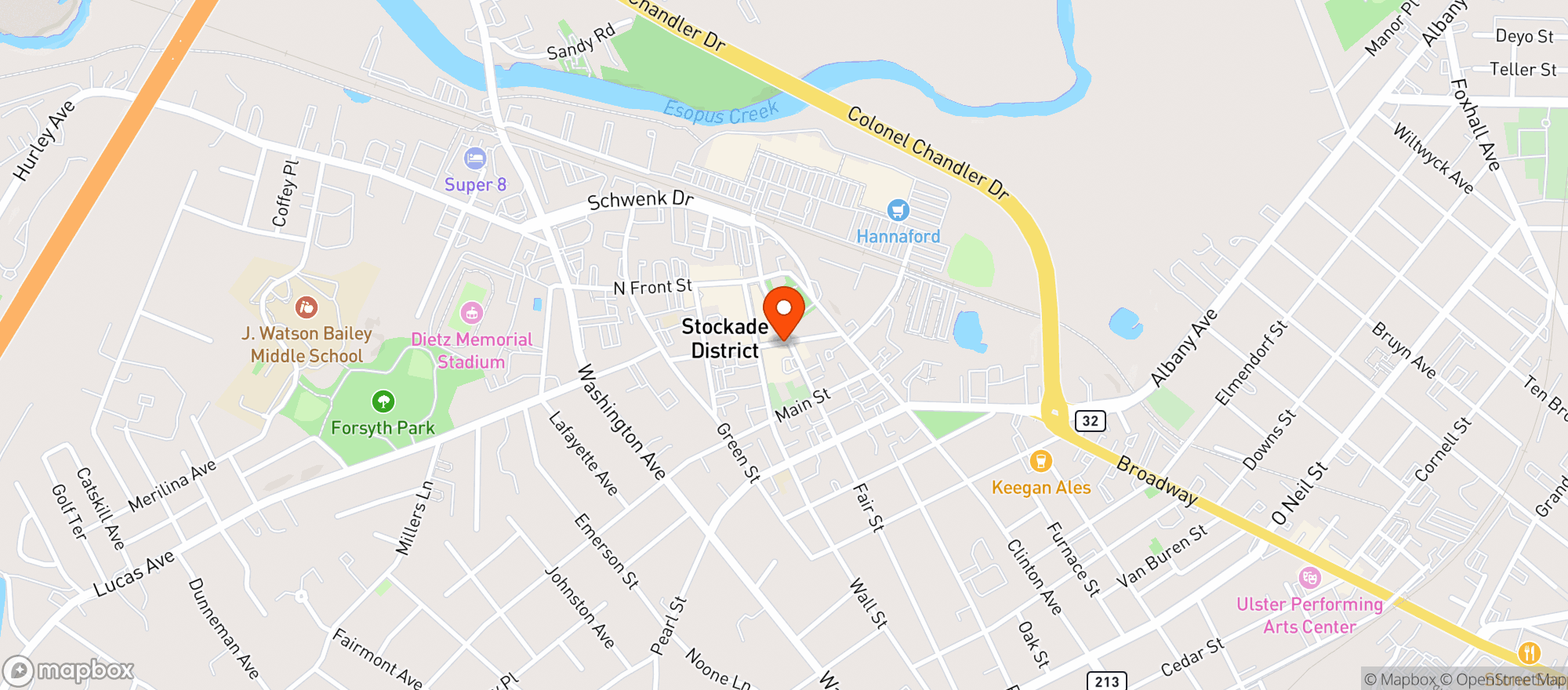 Map showing Ester Wine And Spirits