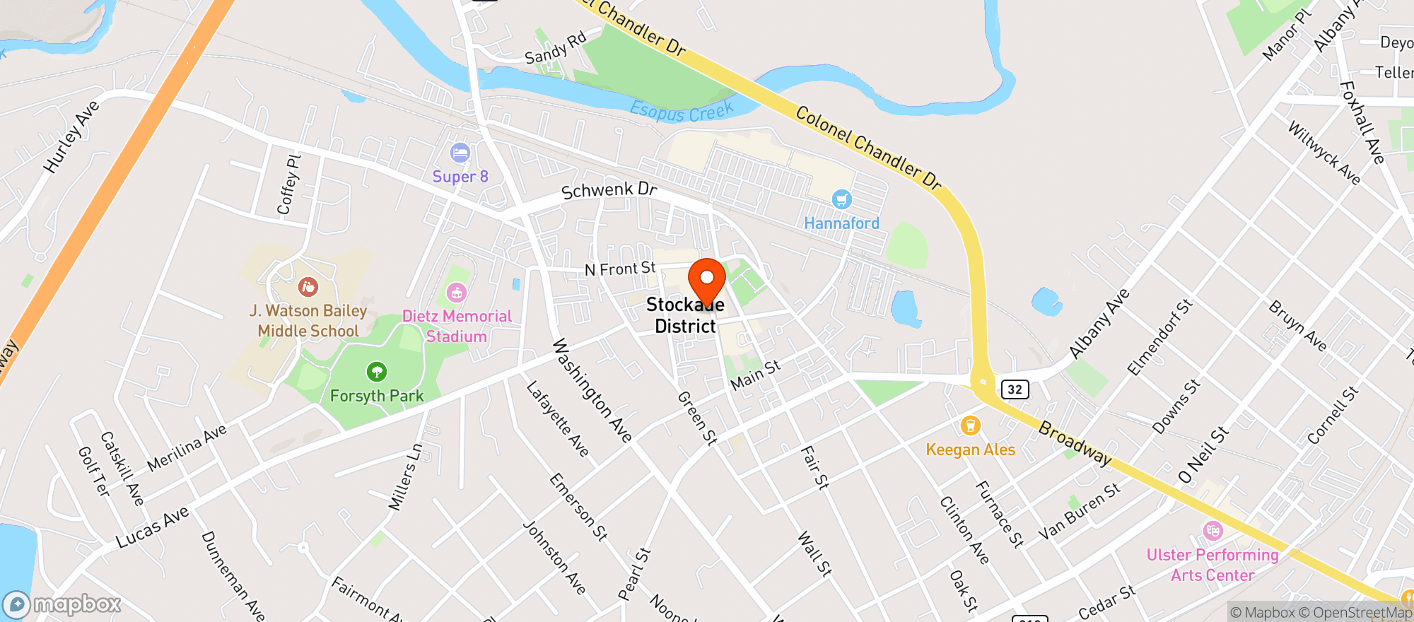 Map showing Everywhere Shop