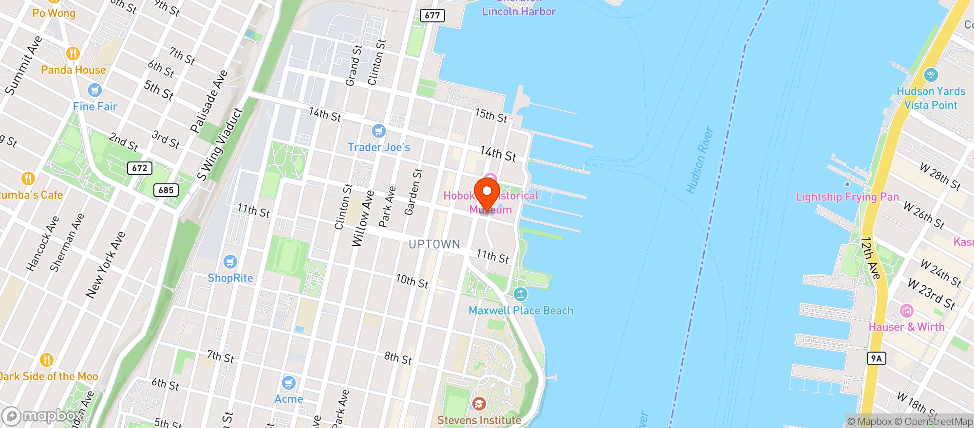 Map showing Kings