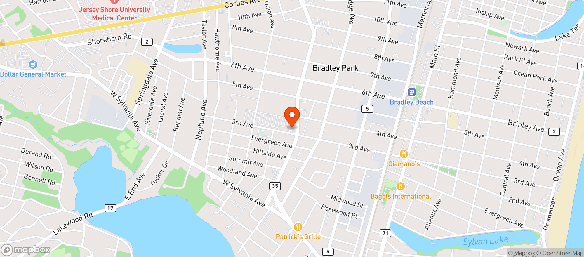 Map showing Maxs Beer Wine & Liquor