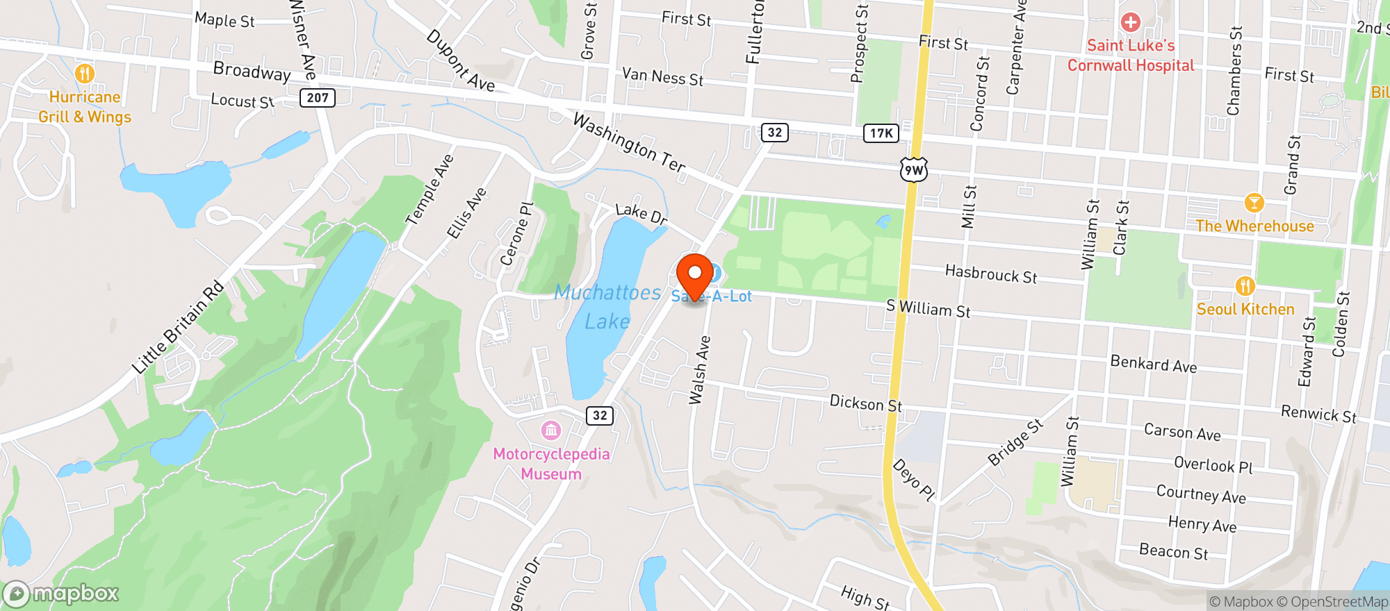 Map showing Valero