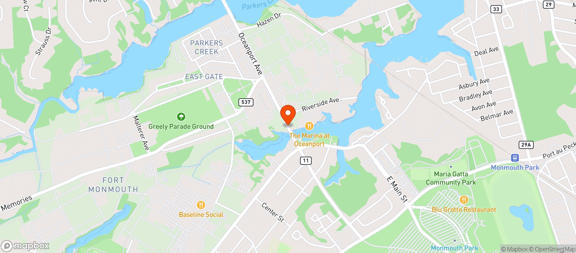 Map showing Skinny Flowers Brewing Co
