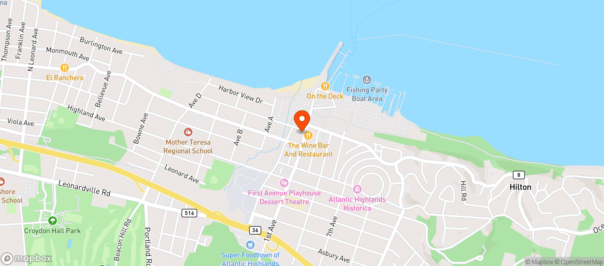 Map showing Gas Light