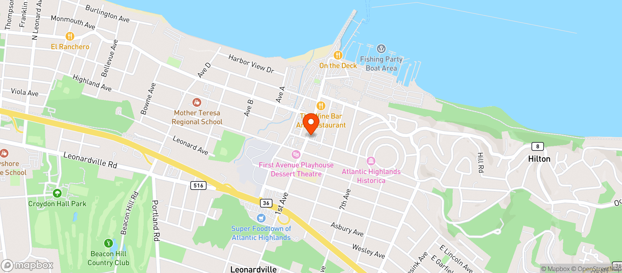 Map showing Strada