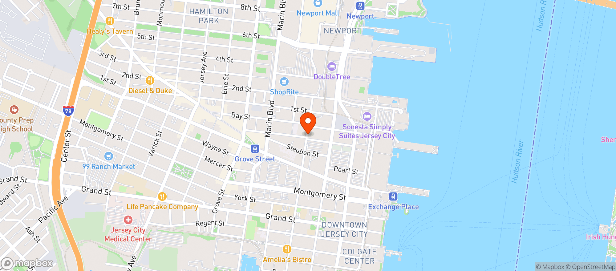 Map showing Cool Vines