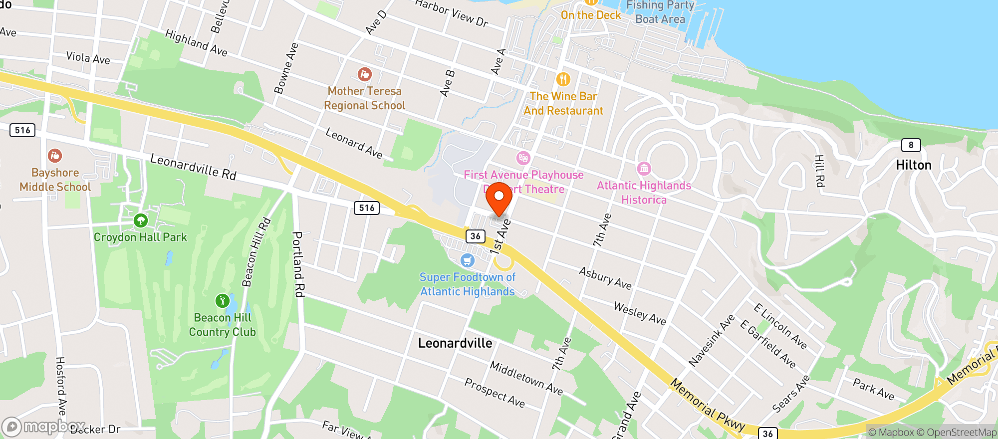 Map showing Royal Atlantic Wine & Spirit