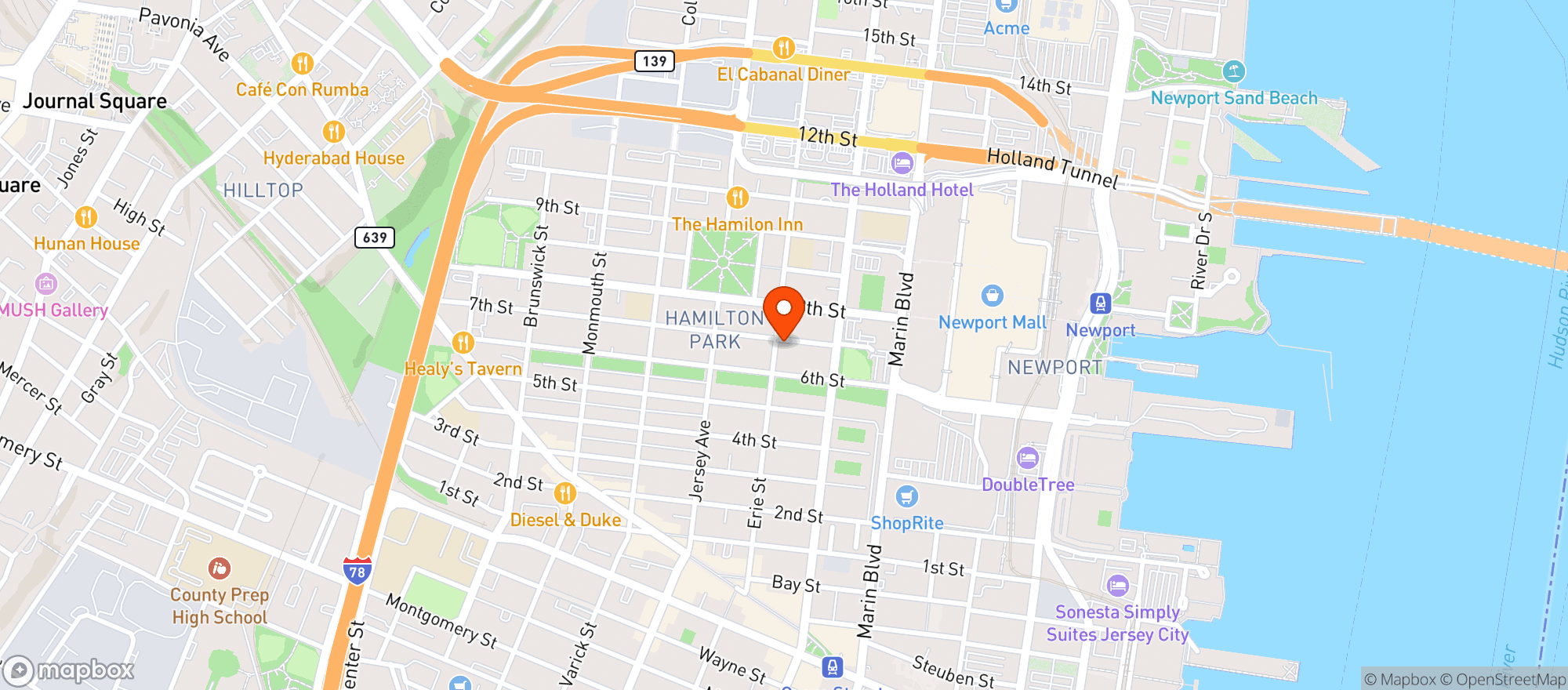 Map showing Liquor House