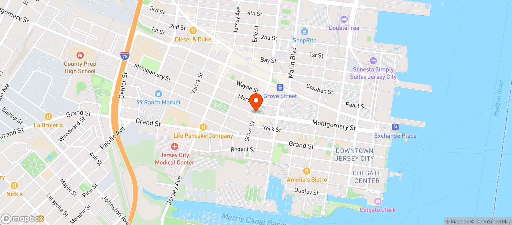 Map showing Luna