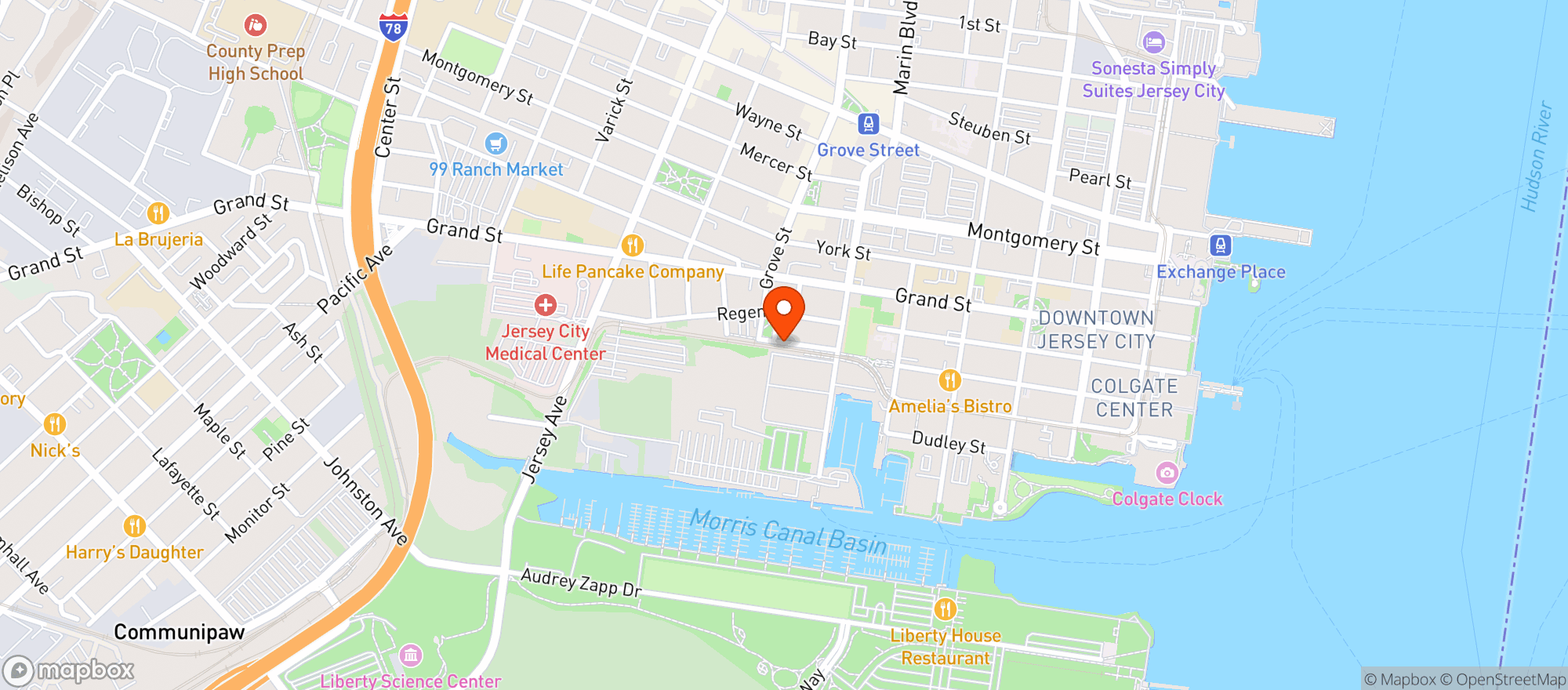 Map showing Downtown Pharmacy #2