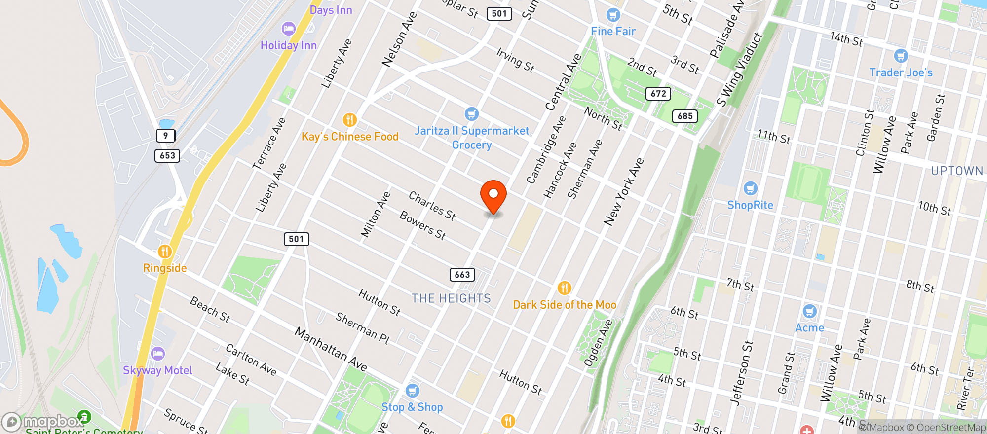 Map showing Podewitz Deli